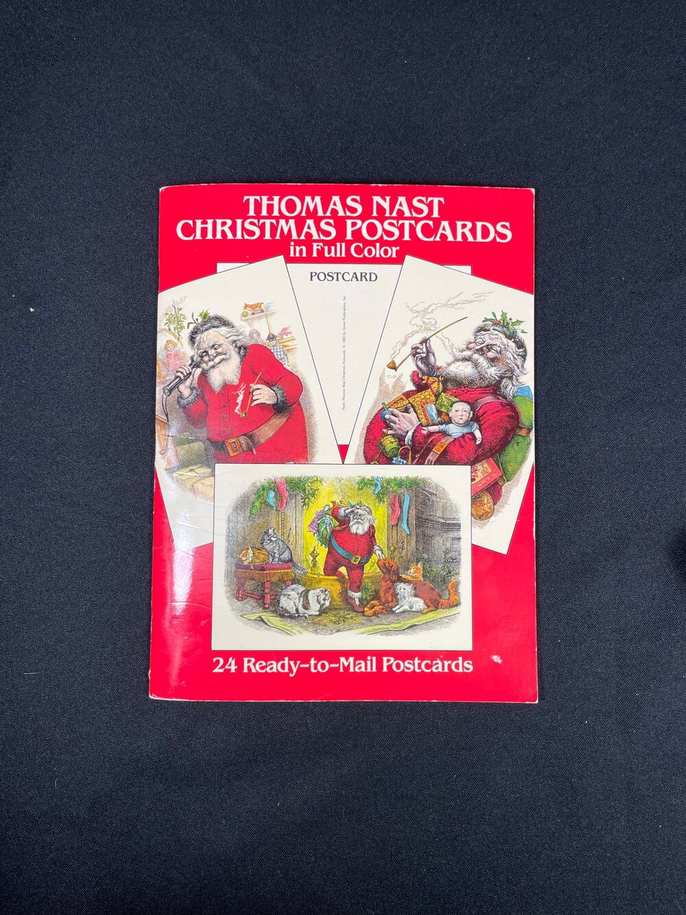 Thomas Nast Christmas 24 Ready to Mail Postcards, Victorian Era Images, Vintage